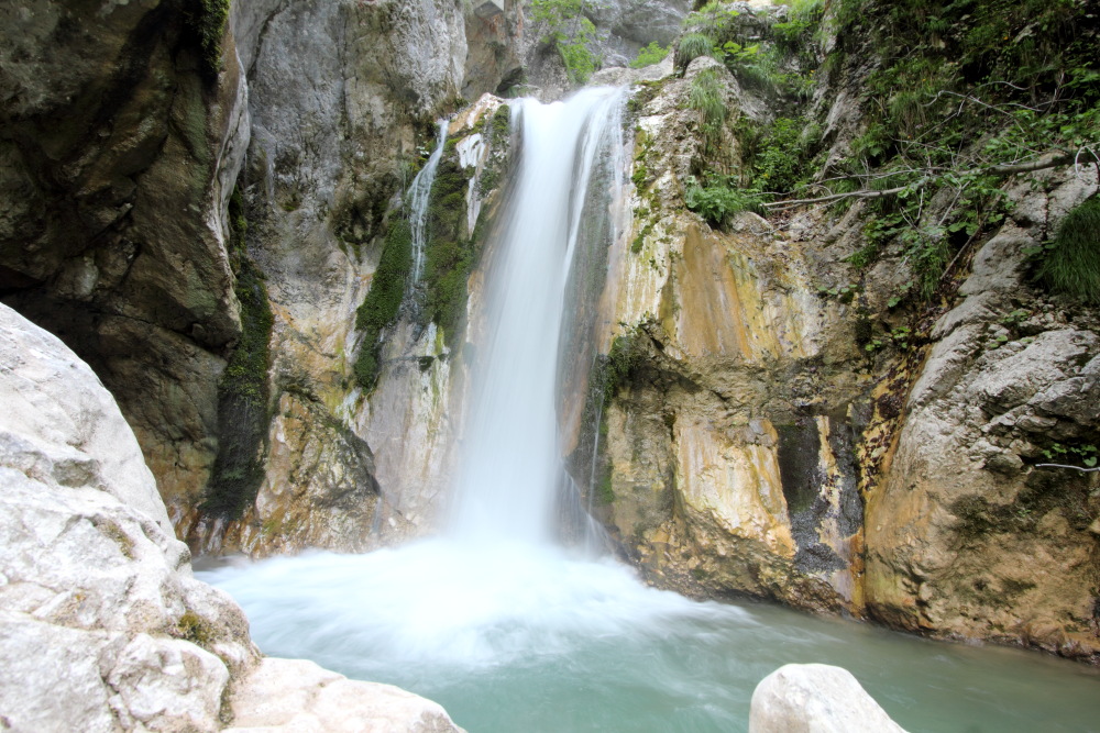 Lokation: Österreich | Kärnten | Windisch Bleiberg-Slovenji Pla | Sapotnica Kategorien: Wasserfall, Datum: 09.07.2015