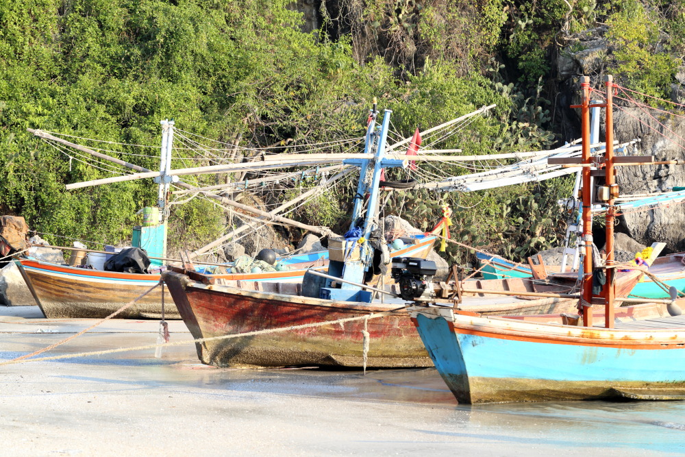 Lokation: Thailand | Prachuap Khirikhan | Kui Buri | Ban Khao Daeng Kategorien: Boote, Datum: 10.02.2016