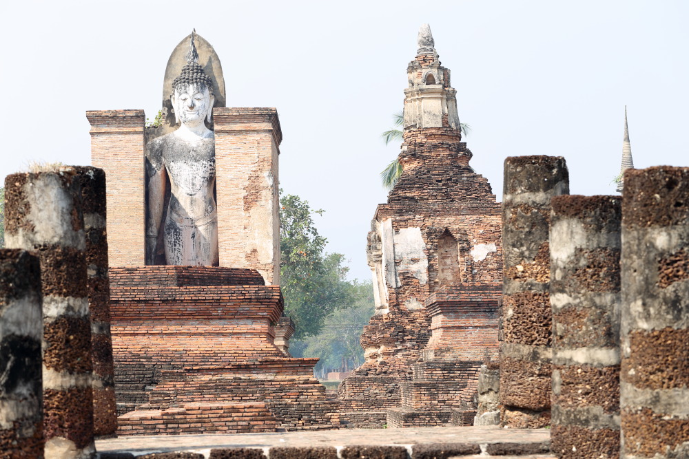 Lokation: Thailand | Sukhothai | Ban Dan Lan Hoi | Ban Mueang Kao Kategorien: Tempel, Datum: 14.02.2016