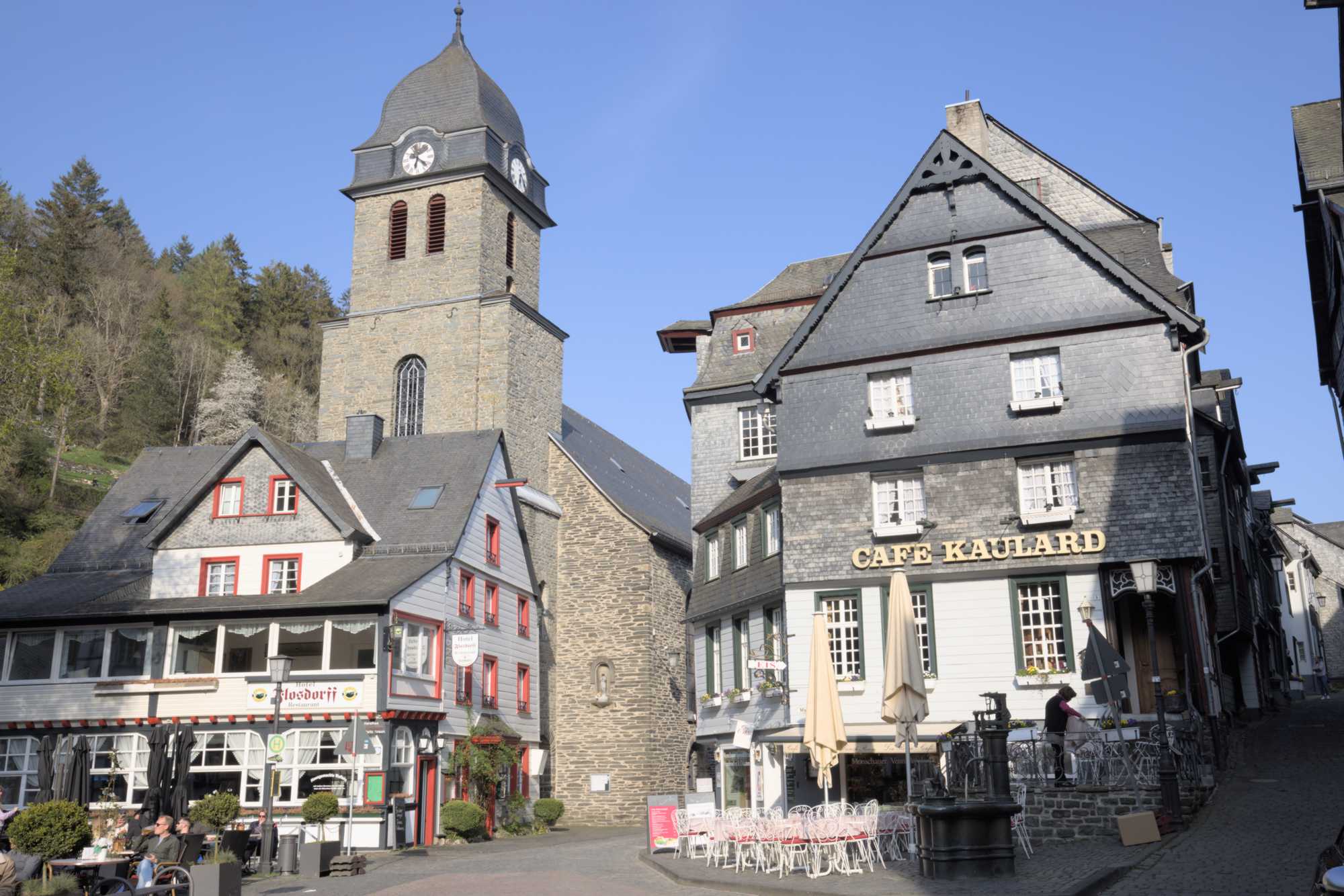 Lokation: Deutschland | Nordrhein-Westfalen | Aachen | Monschau Kategorien: Stadt, Datum: 28.04.2022